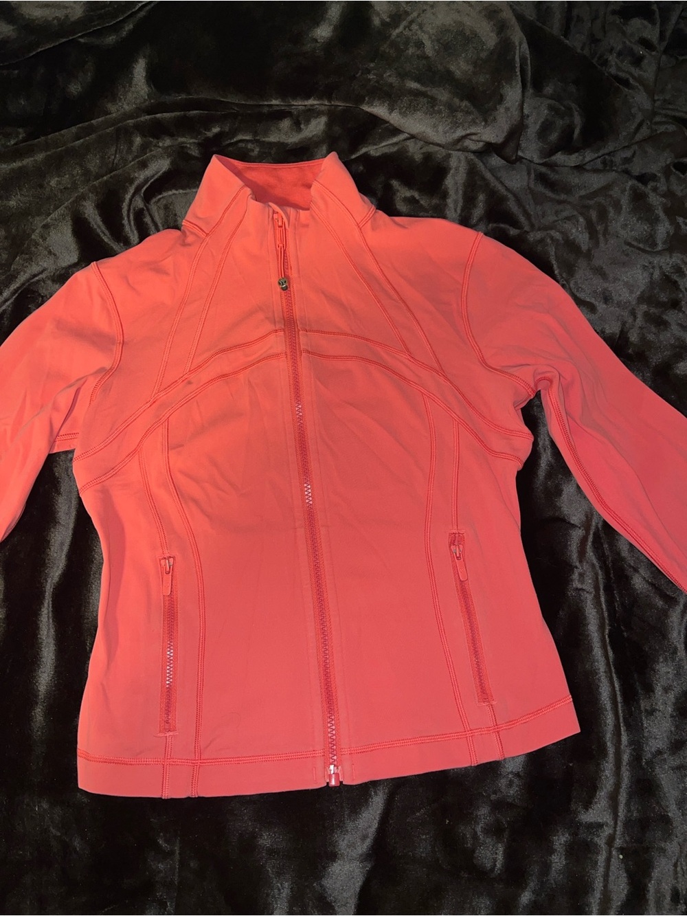 lululemon athletica Coral Zip-Up Bomber Jacket